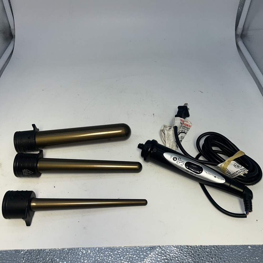 Professional Pretty In A Minute 3 in 1 Styling Wand (Curling Iron) HT016 Working